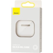 Baseus Super Silica Gel Airpod Case White For Apple Airpods 3 Baseus Super Silica Gel Airpod Case White For Apple Airpods 3
