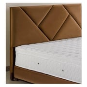 Comfy Flexi Head Board 200 x 100 cm Upholsted Fabric Brown