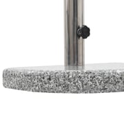 Vidaxl Parasol Base Granite 10 Kg Curved Grey Vidaxl Parasol Base Granite 10 Kg Curved Grey