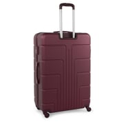 Senator 4pcs ABS Spinner Luggage Trolley Case Set Burgundy