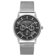 Kenneth Cole Dress Sport Watch For Men with Silver Stainless Steel Bracelet