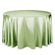 Linentablecloth Round Satin Tablecloth, 108-Inch, Reseda Linentablecloth Round Satin Tablecloth, 108-Inch, Reseda