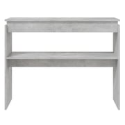 Vidaxl Console Table Concrete Grey 102x30x80 Cm Engineered Wood Vidaxl Console Table Concrete Grey 102x30x80 Cm Engineered Wood