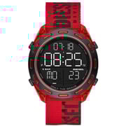 Diesel Crusher Red Nylon Digital Men Watch DZ1916