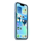Apple iPhone 13 Silicone Case with MagSafe - Blue Fog Apple iPhone 13 Silicone Case with MagSafe - Blue Fog