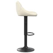 Vidaxl Bar Stools 2 Pcs Cream Velvet Vidaxl Bar Stools 2 Pcs Cream Velvet