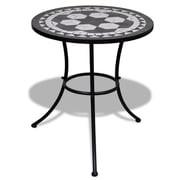 vidaXL Bistro Table Black and White 60 cm Mosaic vidaXL Bistro Table Black and White 60 cm Mosaic