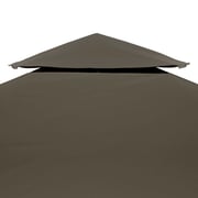 Vidaxl 2-tier Gazebo Top Cover 310 G/m² 3x3 M Taupe Vidaxl 2-tier Gazebo Top Cover 310 G/m² 3x3 M Taupe