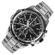 Seiko Solar Silver Metal Analog Watch For Men SSC147P1