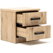 Raymond Summer Oak Nightstand Set of 2 Raymond Summer Oak Nightstand Set of 2