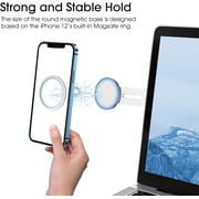 Wiwu Laptop Extender Magnetic Phone Holder Bracket Double Screen - Foldable For Storage Silver Wiwu Laptop Extender Magnetic Phone Holder Bracket Double Screen - Foldable For Storage Silver
