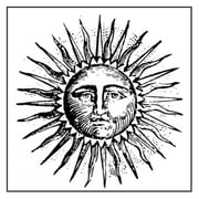 Stamperia HD rubber stamp cm. 10x10 Sun Stamperia HD rubber stamp cm. 10x10 Sun