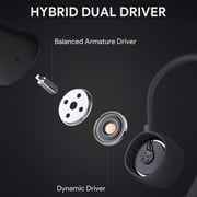 Aukey EP-B80 Dual Driver Wireless In Ear Headset Black Aukey EP-B80 Dual Driver Wireless In Ear Headset Black