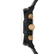 Diesel MS9 Black Leather Men Watch DZ4517 Diesel MS9 Black Leather Men Watch DZ4517