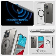 Spigen Ultra Hybrid Mag designed for iPhone 14 Pro case cover compatible with MagSafe - Graphite
