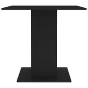 vidaXL Dining Table Black 80x80x75 cm Engineered Wood vidaXL Dining Table Black 80x80x75 cm Engineered Wood