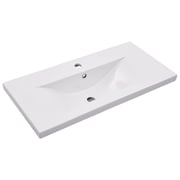vidaXL Built-in Basin 81x39.5x18.5 cm Ceramic White vidaXL Built-in Basin 81x39.5x18.5 cm Ceramic White