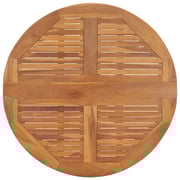vidaXL Folding Garden Dining Table 90x75 cm Solid Teak Wood vidaXL Folding Garden Dining Table 90x75 cm Solid Teak Wood