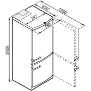 Miele Bottom Freezer 331 Litres KFN15943DEDT/CS