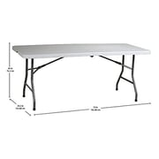 Class CLDNBM09 Centerfold Folding Table 6-Feet White