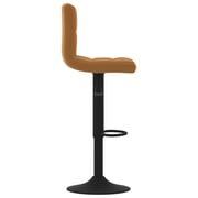 Vidaxl Bar Stools 2 Pcs Brown Velvet Vidaxl Bar Stools 2 Pcs Brown Velvet