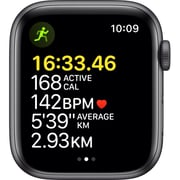 Apple Watch SE GPS 40mm Space Grey Aluminium Case Midnight Sport Band - Regular