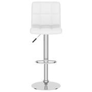 Vidaxl Bar Stool White Faux Leather Vidaxl Bar Stool White Faux Leather