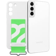 Samsung Silicone Cover with Strap for S22 plus White EF-GS906TWEGWW Samsung Silicone Cover with Strap for S22 plus White EF-GS906TWEGWW