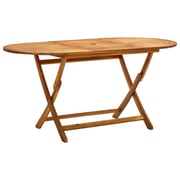 vidaXL Folding Garden Table 160x85x75 cm Solid Acacia Wood vidaXL Folding Garden Table 160x85x75 cm Solid Acacia Wood