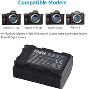 Dmk Power Np-fz100 Battery 2300mah And Single Slot Usb Charger Compatible With Sony Np-fz100, Bc-qz1sony A7riii A7r3, Sony A7 Iii,sony Alpha 9,sony Alpha 9r,sony Alpha 9s Digital Camera