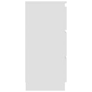Vidaxl Sideboard White 60x35x76 Cm Engineered Wood Vidaxl Sideboard White 60x35x76 Cm Engineered Wood