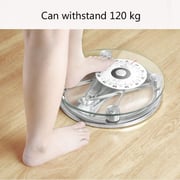 ULTIMAX Analog Weight Scale Mechanical Bathroom Scales -High Precision/Tempered Glass Panel, Easy to Read, Weighs Up to 120kg, No Buttons/Batteries ULTIMAX Analog Weight Scale Mechanical Bathroom Scales -High Precision/Tempered Glass Panel, Easy to Read, Weighs Up to 120kg, No Buttons/Batteries