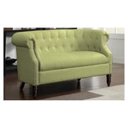 Huntingdon Chesterfield Loveseat in Green Color Huntingdon Chesterfield Loveseat in Green Color