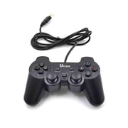 UCOM PC Dual Shock Joypad Wired USB Gaming Controller Black UCOM PC Dual Shock Joypad Wired USB Gaming Controller Black
