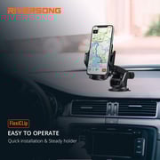 Riversong Flexiclip Car Holder Black Riversong Flexiclip Car Holder Black