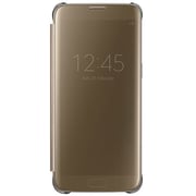 Samsung EFZG935CFEGAE Clear View Cover Gold For Galaxy S7 Edge Samsung EFZG935CFEGAE Clear View Cover Gold For Galaxy S7 Edge