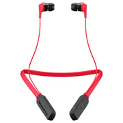 Skullcandy S2IKWJ335 Inkd Bluetooth Wireless Earbud With Mic Red/Black + S2IKJY Inkd 2.0 In Ear Wired Headphone'