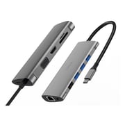 WIWU 505302 Alpha 11in1 Type C Converter Grey For MacBook WIWU 505302 Alpha 11in1 Type C Converter Grey For MacBook