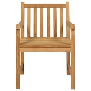 vidaXL 3 Piece Garden Dining Set Solid Teak Wood vidaXL 3 Piece Garden Dining Set Solid Teak Wood