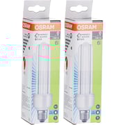 Osram Energy Saver T4 Clfi Energy Saver 23w Screw Base - E27, 1380 Lm Cool Day Light 6500k ( Pack Of 2) Osram Energy Saver T4 Clfi Energy Saver 23w Screw Base - E27, 1380 Lm Cool Day Light 6500k ( Pack Of 2)