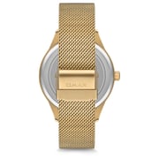 Omax Vintage Collection Gold Mesh Analog Watch For Unisex VC06G31I