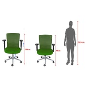 Mahmayi Sleekline T01B Green Office Chair – Mesh Ergonomic Chair For Office Cabin, Bay, Cubicle – Swivel Castor Wheels Adjustable Office Chair (Medium Back) Mahmayi Sleekline T01B Green Office Chair – Mesh Ergonomic Chair For Office Cabin, Bay, Cubicle – Swivel Castor Wheels Adjustable Office Chair (Medium Back)
