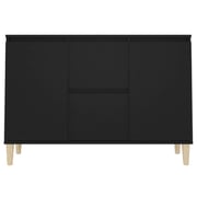 Vidaxl Sideboard Black 103.5x35x70 Cm Chipboard Vidaxl Sideboard Black 103.5x35x70 Cm Chipboard