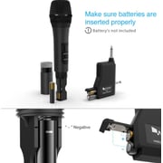 Fifine K025 Wireless Handheld Microphone System, Battery-powered For Karaoke Night Fifine K025 Wireless Handheld Microphone System, Battery-powered For Karaoke Night