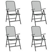 Vidaxl Folding Garden Chairs 4 Pcs Expanded Metal Mesh Anthracite Vidaxl Folding Garden Chairs 4 Pcs Expanded Metal Mesh Anthracite