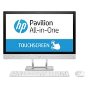HP Pavilion All-in-One 24-R001NE Touch Desktop - Core i5 2.4GHz 8GB 1TB 2GB Win10 23.8inch FHD White HP Pavilion All-in-One 24-R001NE Touch Desktop - Core i5 2.4GHz 8GB 1TB 2GB Win10 23.8inch FHD White