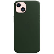 Apple Leather Case with MagSafe Sequoia Green iPhone 13