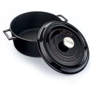 Buy Lava LVYTC28PRK2 Cast Iron Round Pot 28cm Brown Online in UAE