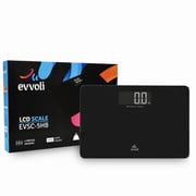 evvoli Digital Scale 4 Precise Sensors Black EVSC-5HB