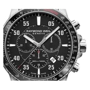 Raymond Weil 8570-ST1-05207 Tango 300 Men's Watch Black Steel 43mm Raymond Weil 8570-ST1-05207 Tango 300 Men's Watch Black Steel 43mm